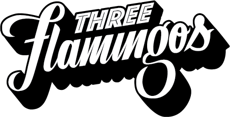 Three Flamingos